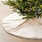 Glitzhome® 60"D Reversible Twisted Faux Marten Fur Christmas Tree Skirt